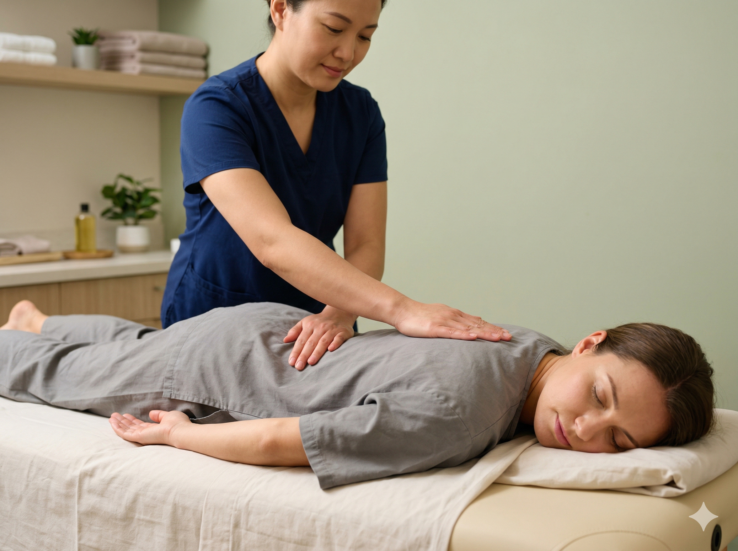 Meridiánová masáž